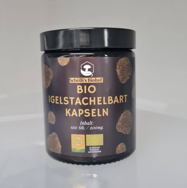 Bio Igelstachelbart Kapseln (Hericium erinaceus)