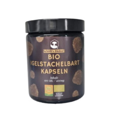 Igelstachelbartkapselglas ohne Hintergrund