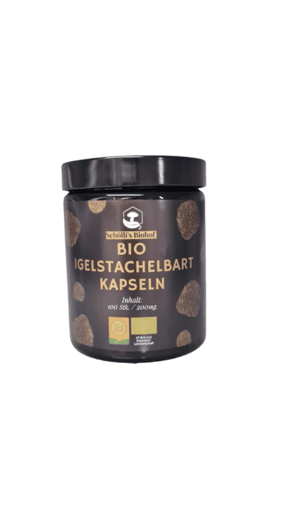 Igelstachelbartkapselglas ohne Hintergrund